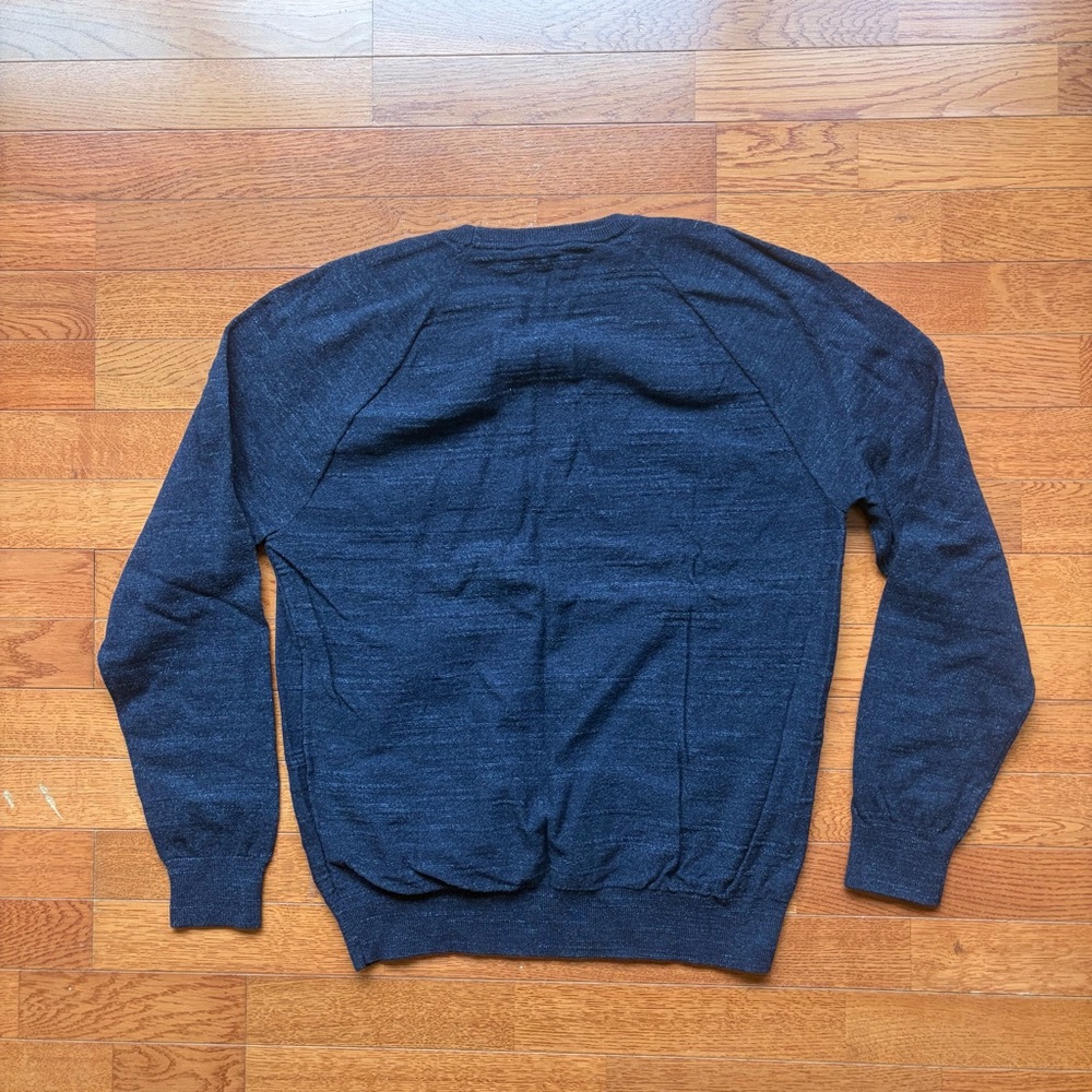 J Crew Crewneck Sweater Navy Pullover - Picture 2 of 3